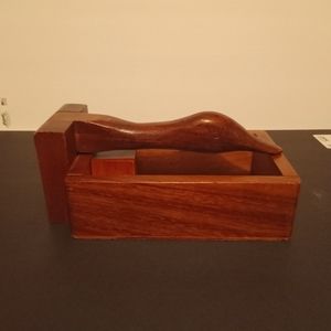 Vintage wooden duck Nutcracker.